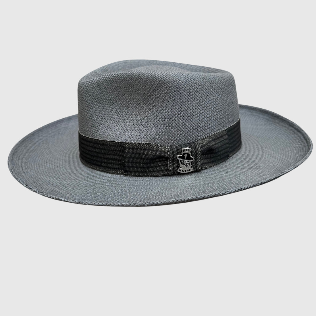 Charcoal gray fedora hat for men with gray and black ribbon. Classic men's dress fedora for weddings, events, and everyday style. Shop Fly Brims now.