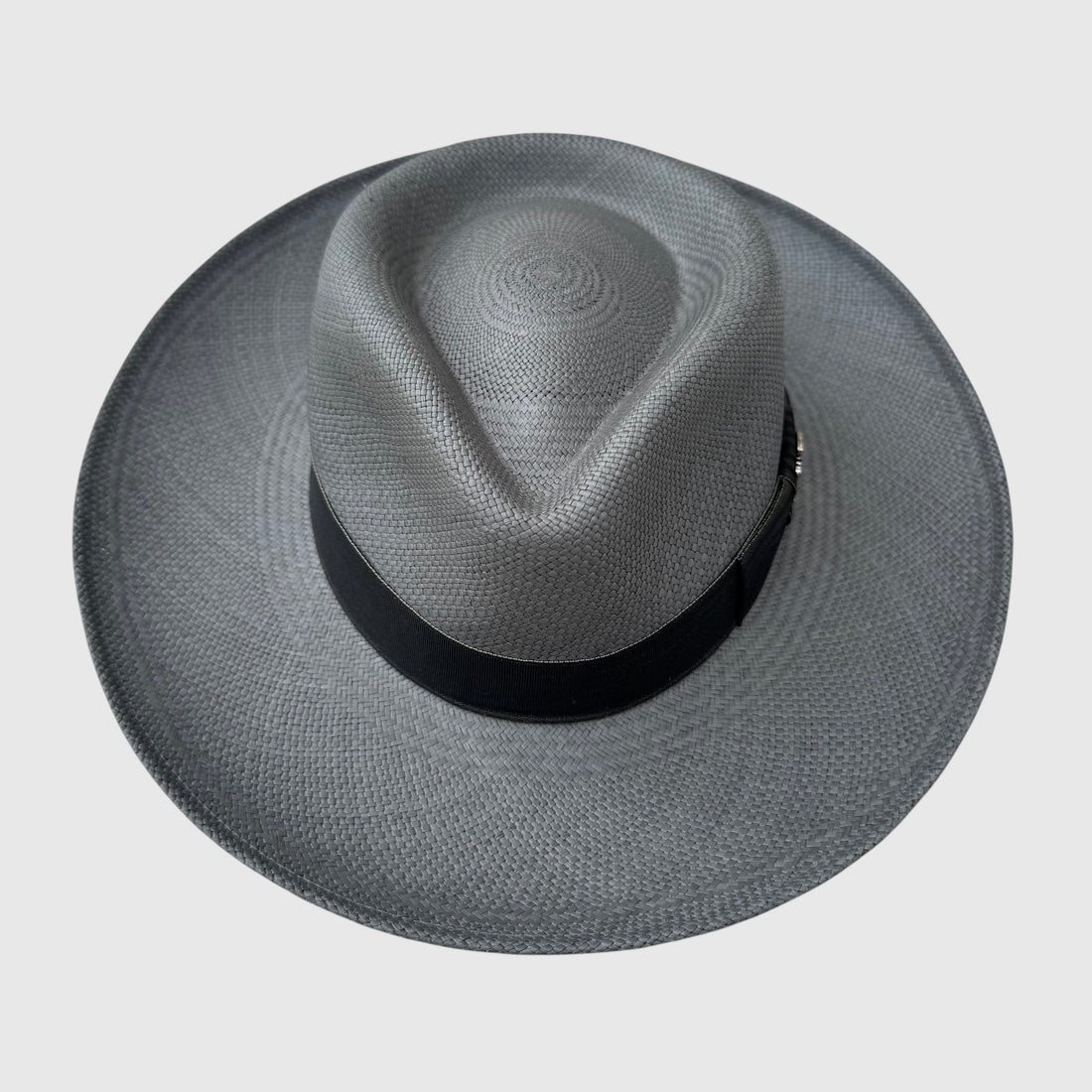Charcoal gray fedora hat for men with gray and black ribbon. Classic men's dress fedora for weddings, events, and everyday style. Shop Fly Brims now.