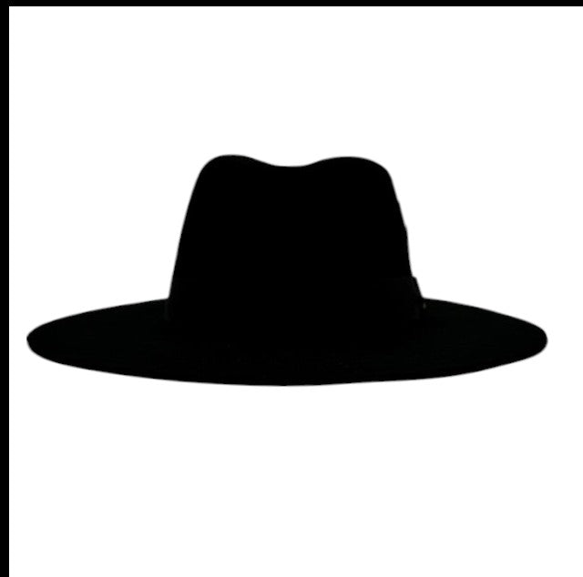 Black fedora hat for men. Classic black dress fedora perfect for weddings, formal events, and timeless style. Premium Fly Brims quality. Shop now.